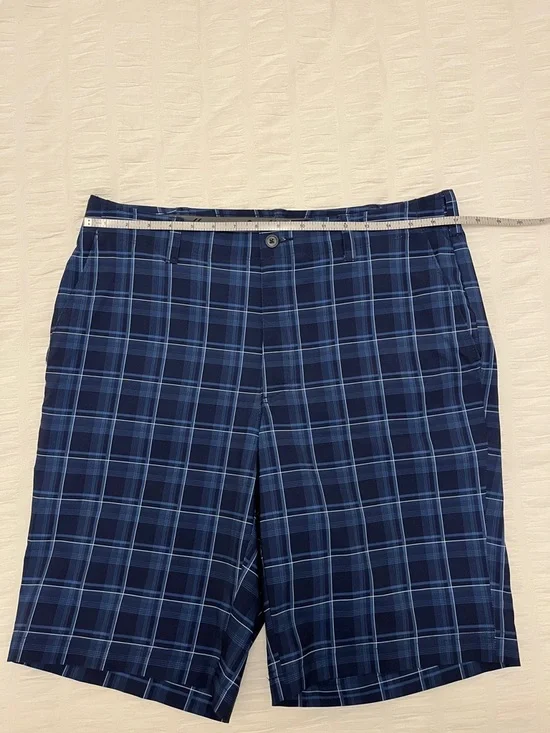 BEN HOGAN Plaid Lightweight Golf Shorts Resortwear Vacation Summer Preppy Casual - Picture 12 of 12